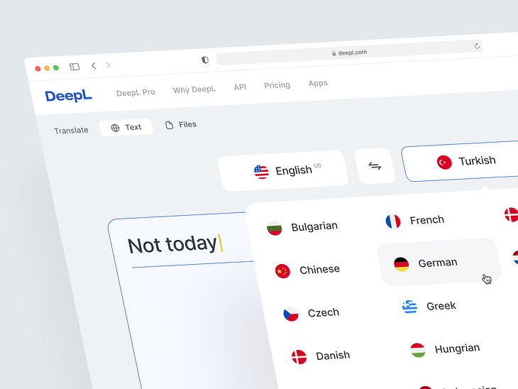 Vista previa de DeepL
