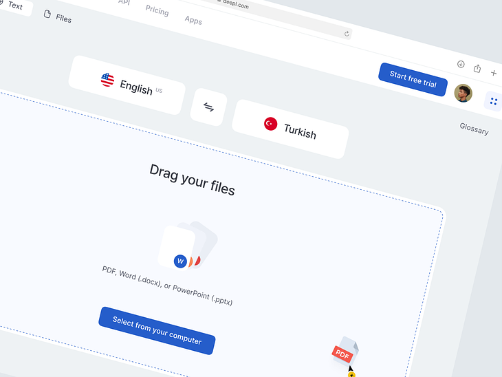 Vista previa de DeepL