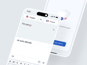 Vista previa de la aplicación DeepL